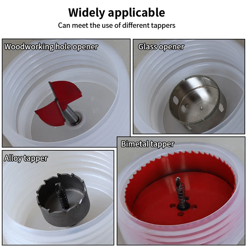 1XElectric Hammer Drill Dust Collector Hole Opener Dust Collector Cover Dustproof Hole Saw Drill Bit Cover Hand Tool Accessories