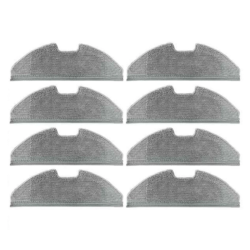

8 Pack Microfiber Mop Cloth Pads For Eufy Robovac G10 G30 Hybrid Vacuum Cleaner Replacement Part