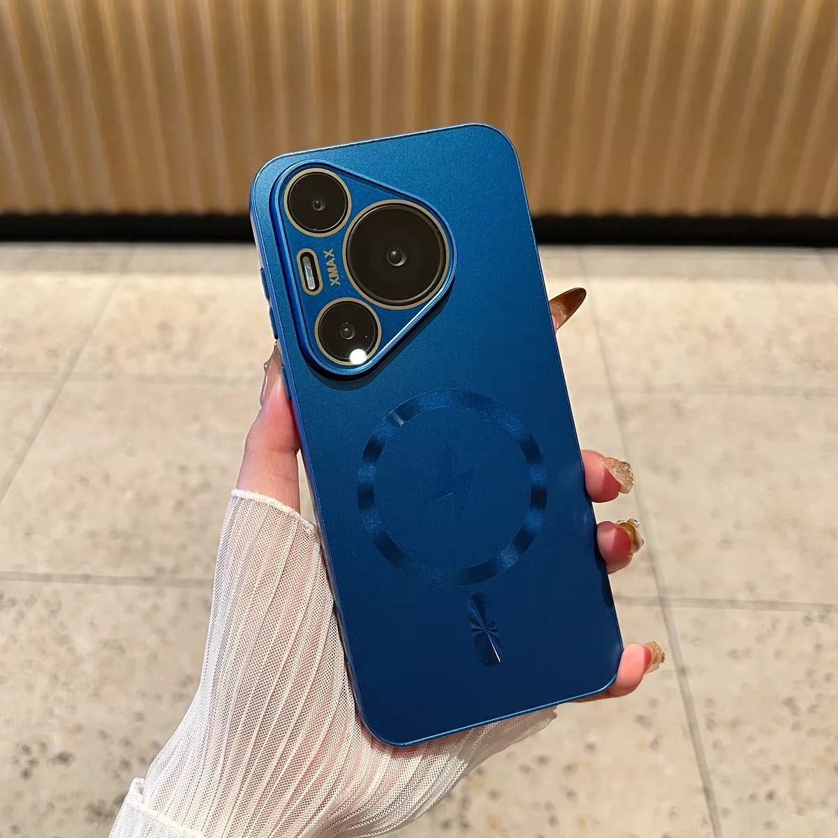 Ультратонкий матовый магнитный чехол AG для Magsafe Huawei Pura 70 Ultra P70 Mate 60 Pro защитное