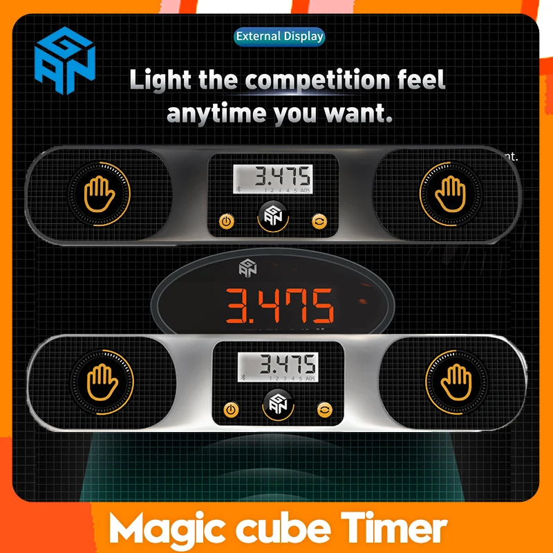 

Gan Samurai Серебряный Рыцарь таймер Speedcube магический куб соревнование