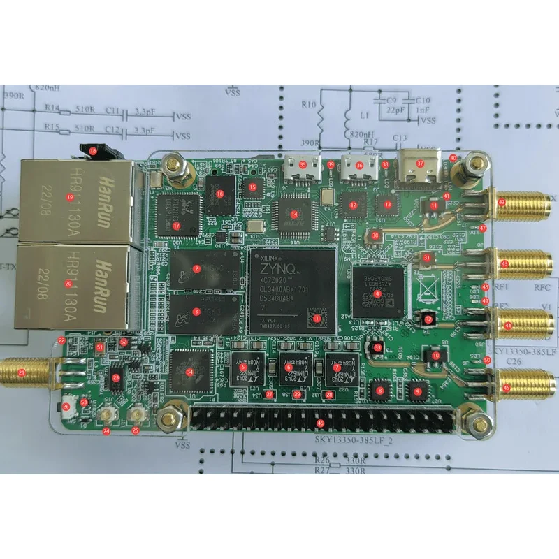 Программное обеспечение SDRPi 70–6 ГГц Define Radio Platform ZYNQ AD9361 Плата разработки Openwifi с