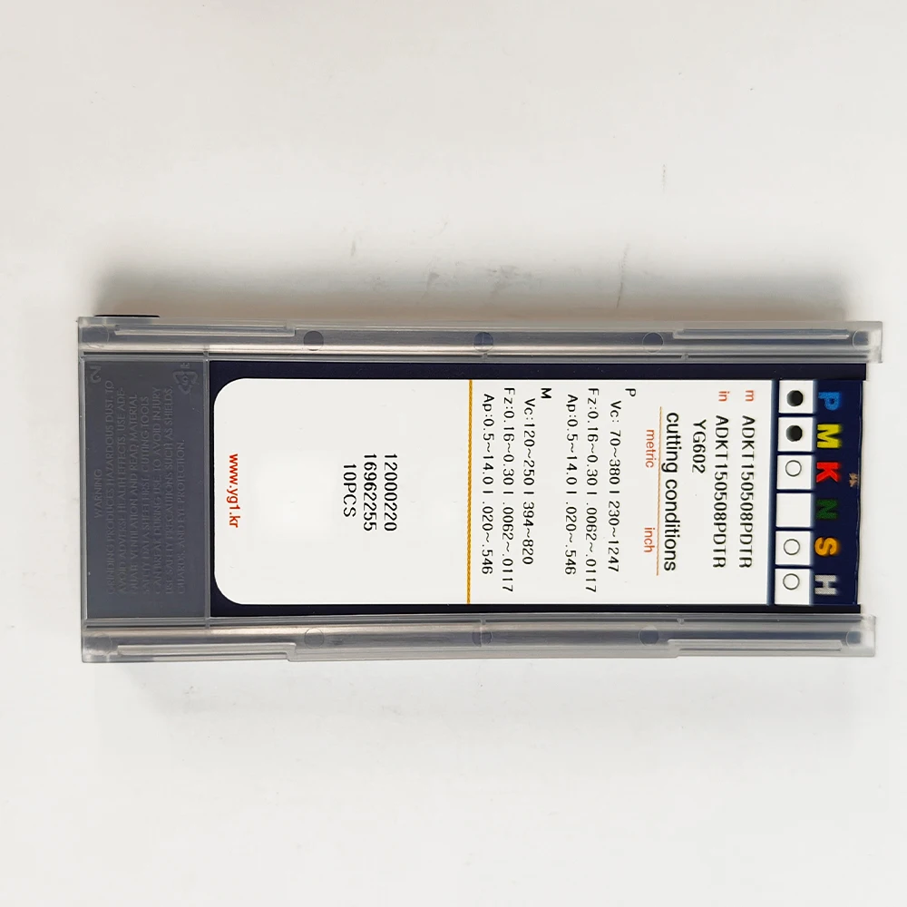 HUAZHICHUN ADKT 150508 PDTR YG602 Фрезерные пластины Токарные инструменты