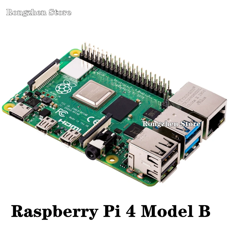 Новый официальный оригинальный Raspberry Pi 4 Model B 4b 8 ГБ/4 ГБ/2 ГБ ОЗУ BCM2711 четырехъядерный телефон с поддержкой Wi-Fi Bluetooth 5,0