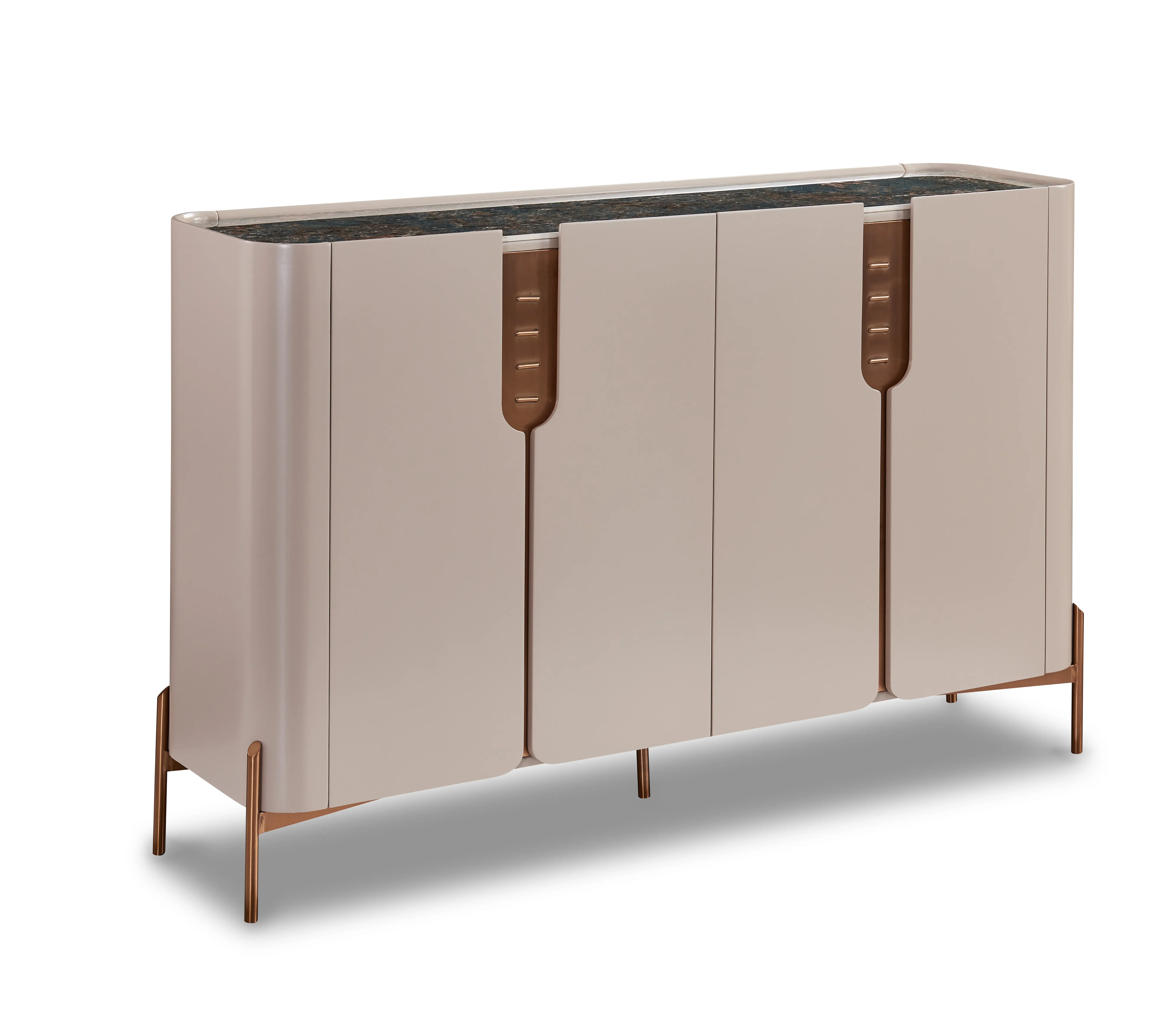 

Topsweet dining room cabinet luxury display wine storage cabinet 4doors cavinet for canteen
