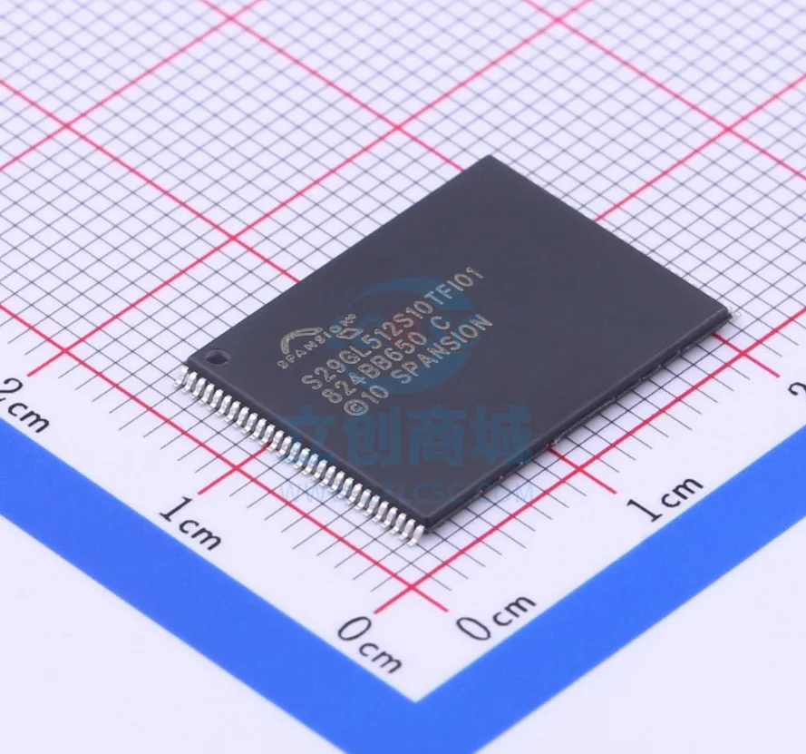 

100% S29GL512S10TFI010 Package TSOP-56 New Original Genuine NOR FLASH Memory IC Chip