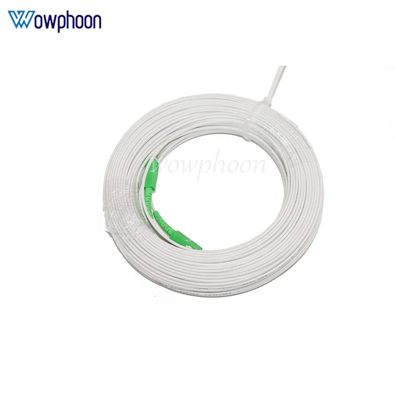 SC/APC-SC/APC FTTH Fiber Jumper Cable 1 Core GJXH Indoor Fiber Optic Drop Cable Optical Patch Cord