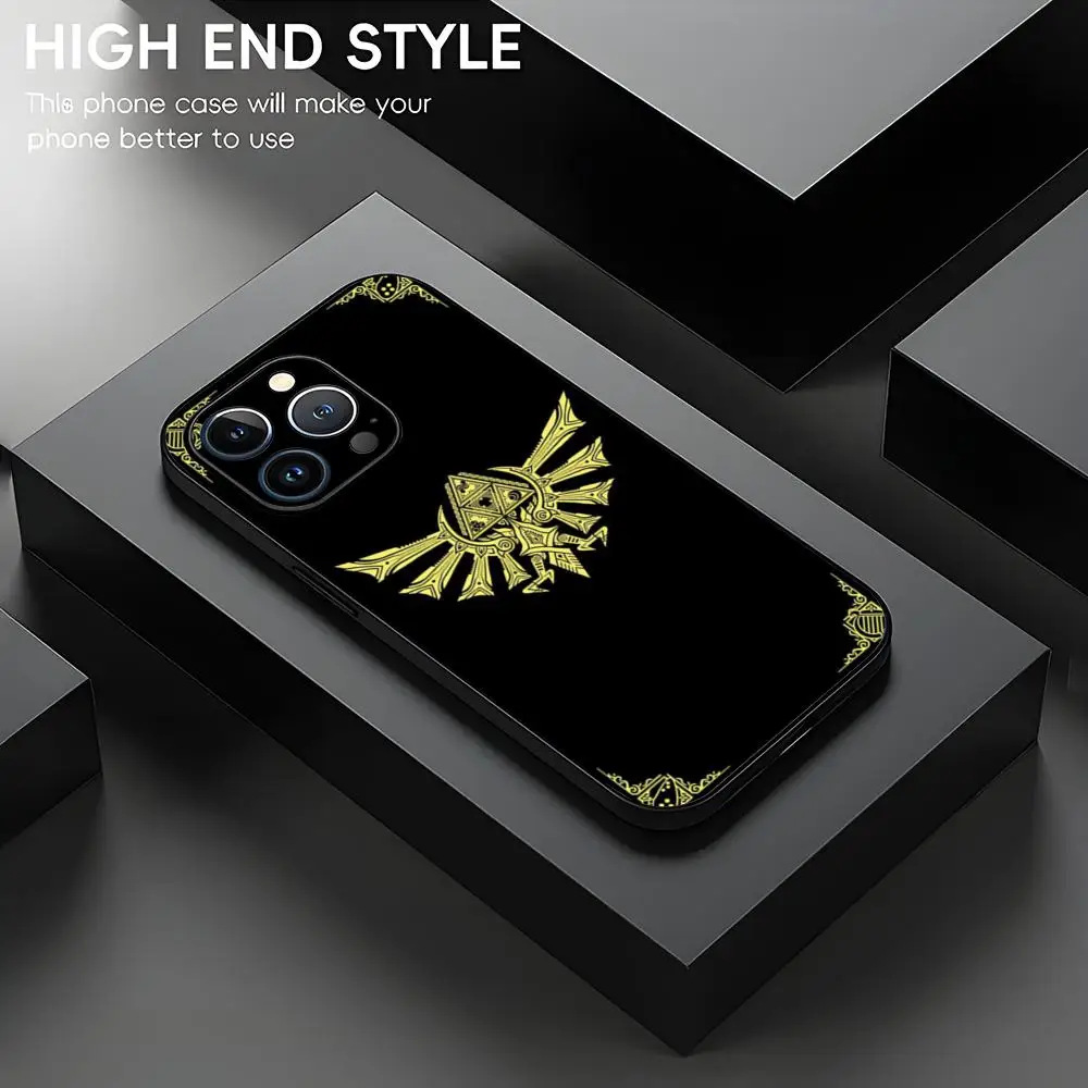 Чехол для телефона Game Legends Player Zeldas iPhone 15 14 13 12 11 X XR XS XSMAX 8 7 Plus Mini Pro Max мягкий черный