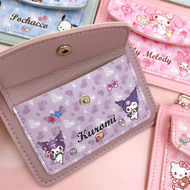 8 шт./лот пенал Sanrio Melody Kuromi Kitty милый Hangyodon Почтовый Кошелек для монет держатель
