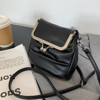 women clip bags fashion pu leather kiss lock crossbody shoulder bag 2022 new style female messenger bags cute phone purses