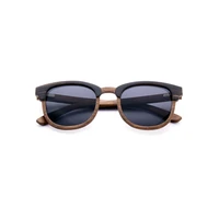 classic black walnut wood sunglasses men polarized sun glasses women brand designer uv400 driving handmade ebony bamboo eyewear