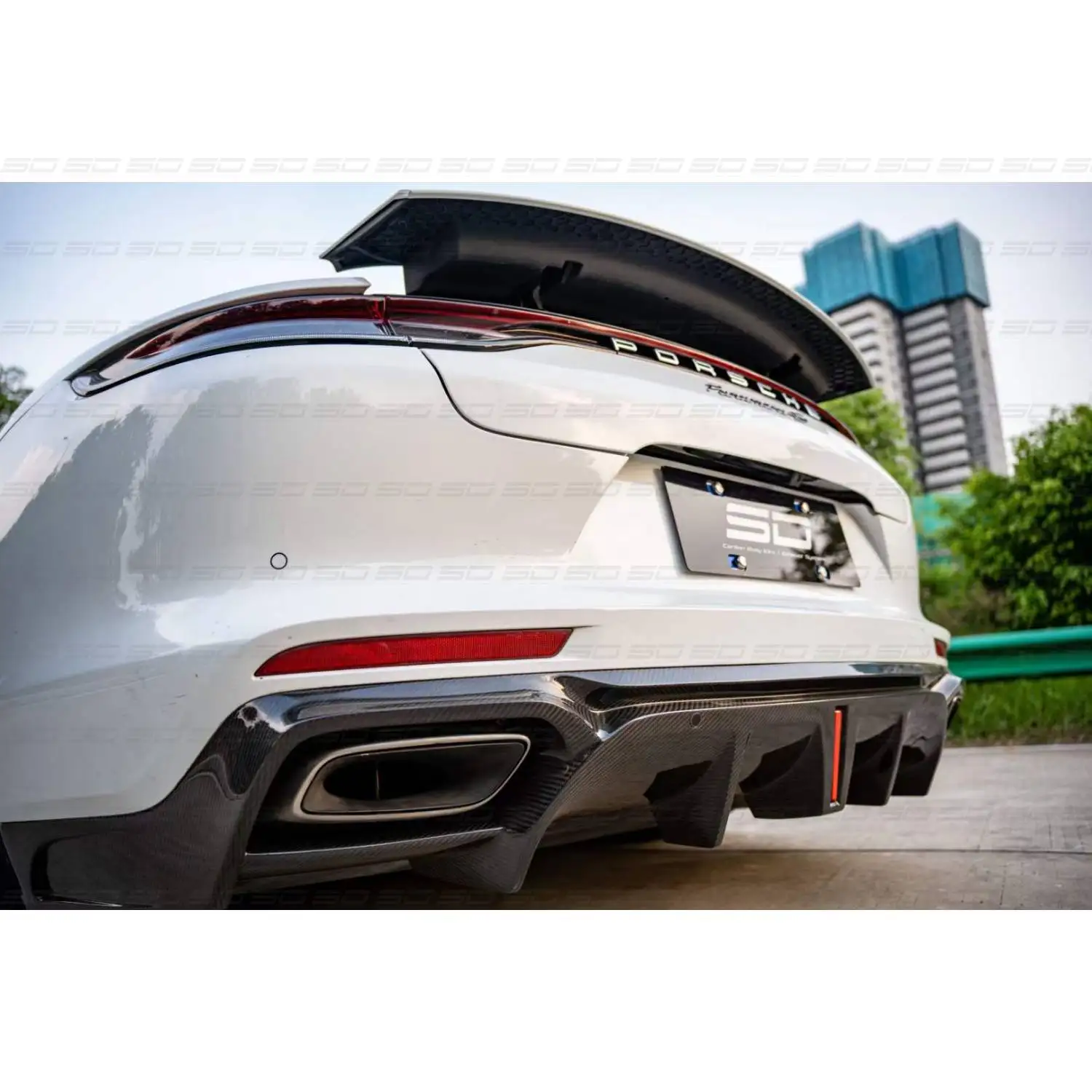 P-orsche Panamera 971 2 Facelift высокая совместимость SD Стиль сухое углеродное волокно наборы