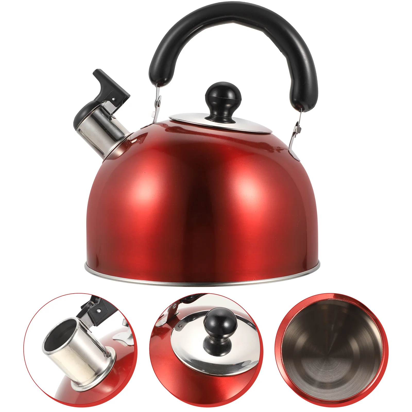 

Kettle Tea Whistling Water Stovetop Teapot Pot Stainless Steel Gas Coffee Induction Cooker Hot Stove Electric Boiling Teakettle