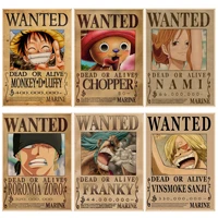 bandai one piece good quality prints and posters decoracion painting wall art kraft paper posters wall stickers