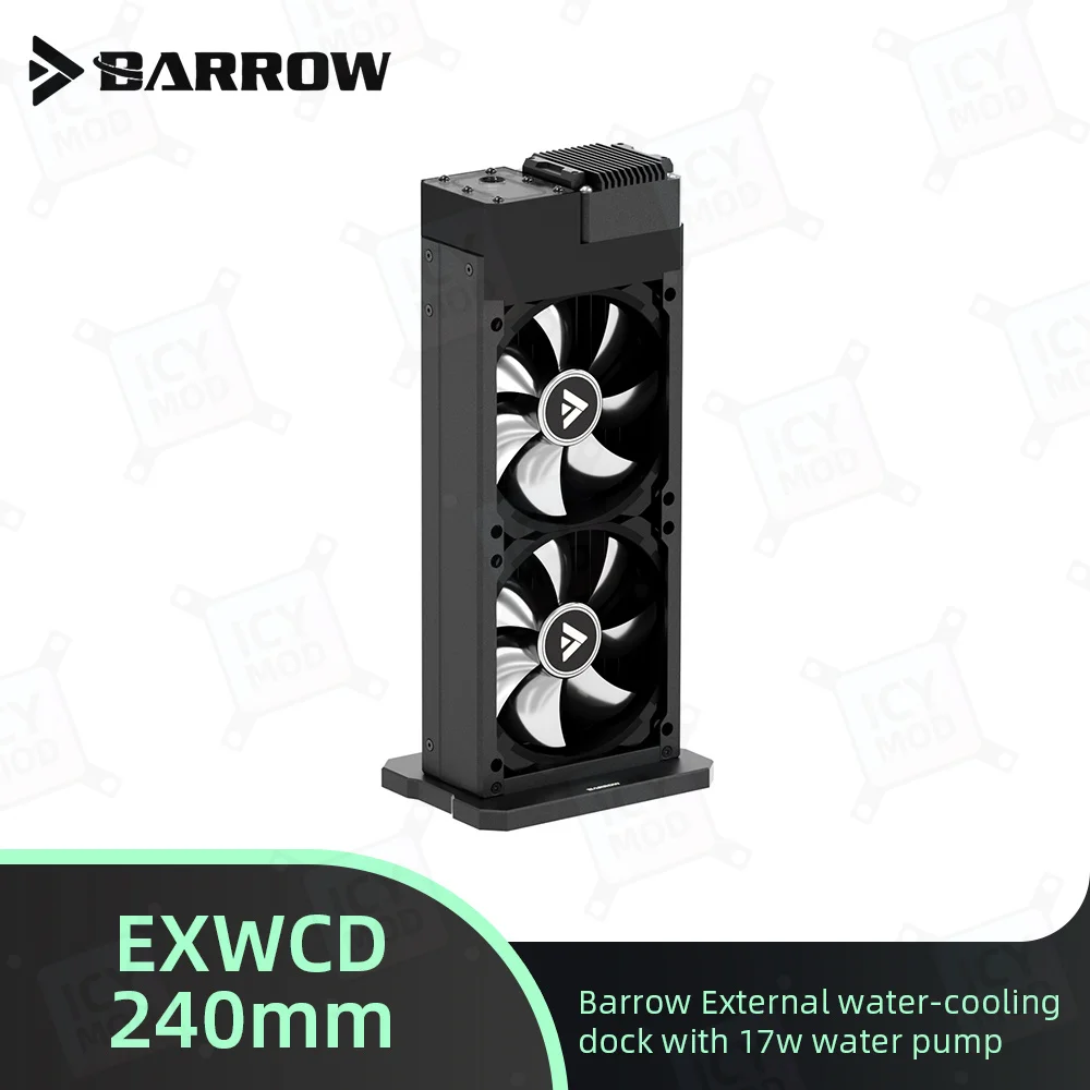Корпус док-станции Barrow EXWCD 240 мм для жидкостного охлаждения ITX