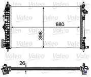 

735487 for engine water radiator A,T, INSIGNIA