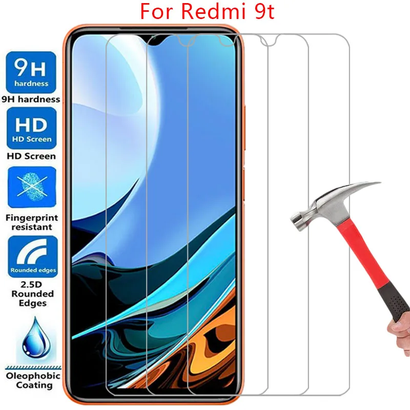Защита экрана для xiaomi redmi 9 t защитное закаленное стекло на redmi9t t9 пленка телефона