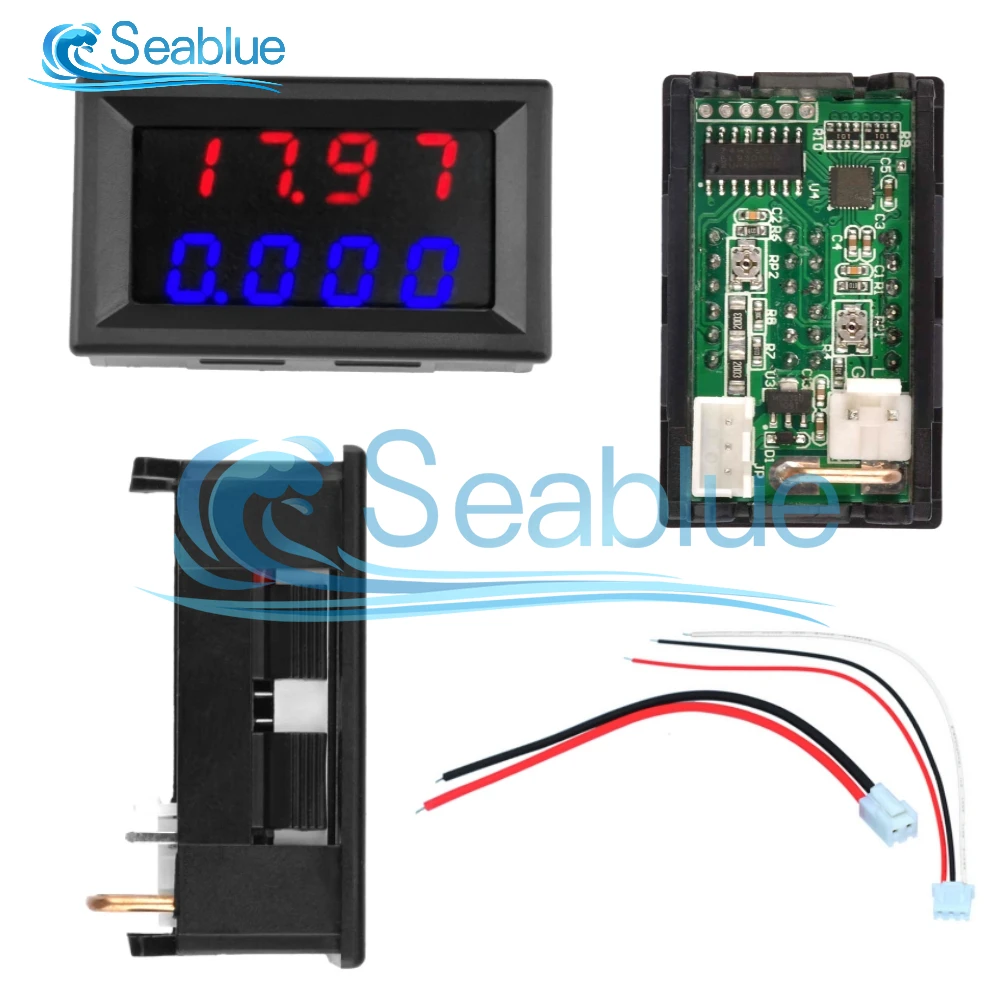 

Aideepen Цифровой вольтметр амперметр DC 500В 10А