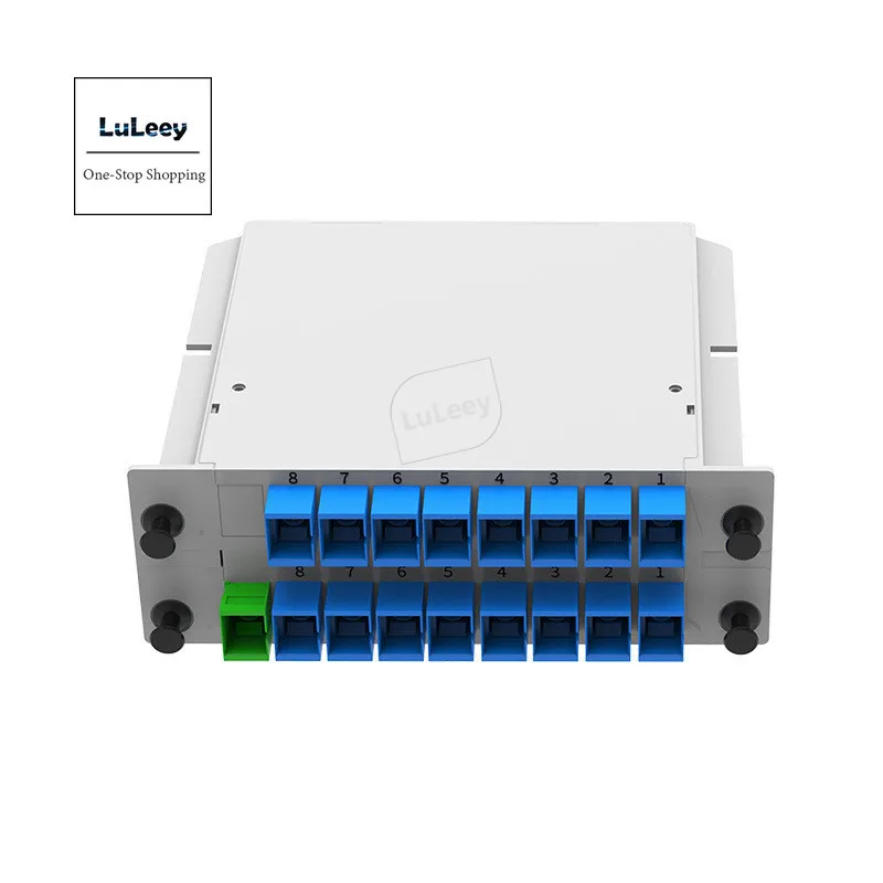 

5 шт. 1x16 SC UPC оптический разветвитель коробка с низкими потерями ABS Материал FTTH 100% Новинка 1260 нм 1650 нм потеря возврата 55 дБ