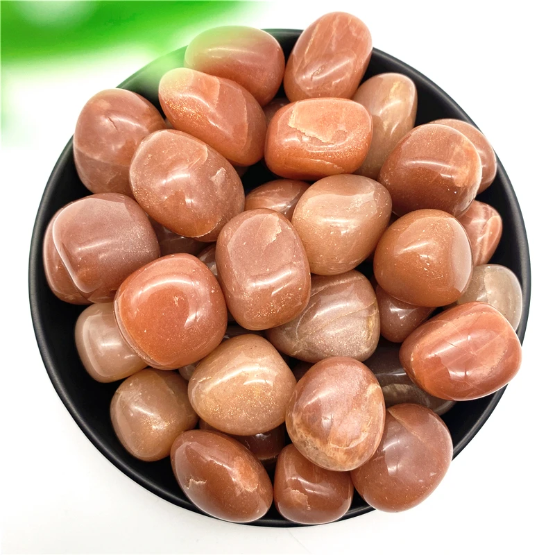 

100g Natural Golden Sunstone Tumbled Stone Crystal Healing Polished Gravel Irregular Stone Mineral Specimen Gemstones