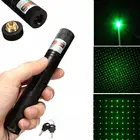Охотничья Зеленая лазерная указка 10000 м 303 нм, высокомощный лазер с регулируемым фокусом и лазером без аккумулятора