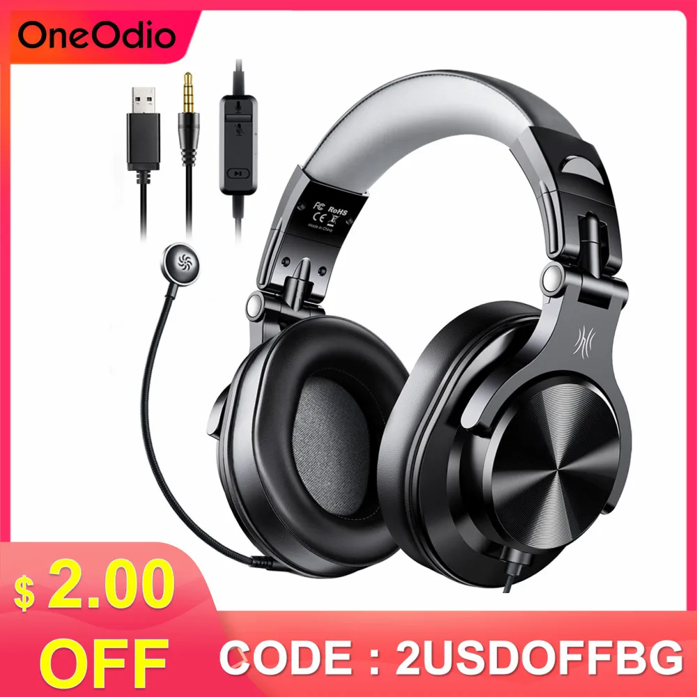 Oneodio игровая гарнитура с микрофоном A71D 3 5 мм стерео наушники-вкладыши Проводные