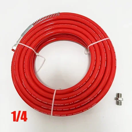 

0,5/1/2/3/5/8/10/13/15/18/20/25/30/35/40 м 1/4 "BSP распылительный шланг безвоздушный шланг 7250Psi труба высокого давления безвоздушный распылитель краска шланг
