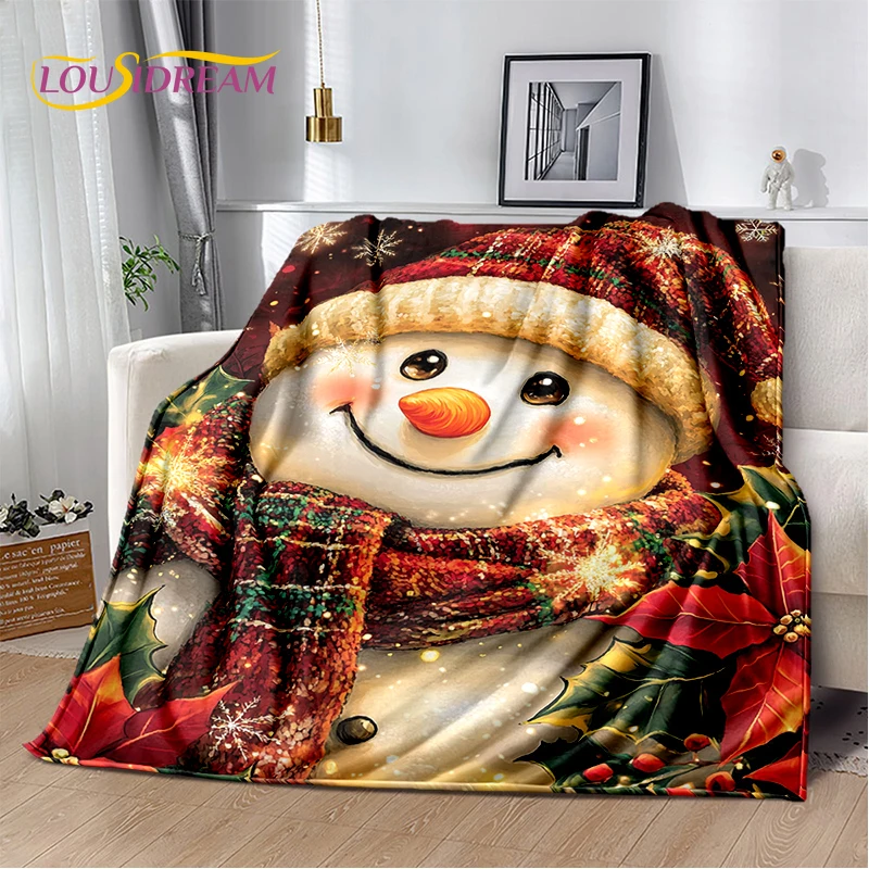 Плюшевое одеяло в виде Санта-Клауса