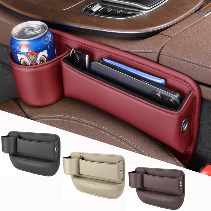 

Auto Interior Accessories Multifunction Car Seat Gap Organizer Storage Box Pocket Universal Wallet Keys Card Cup Phone Holder