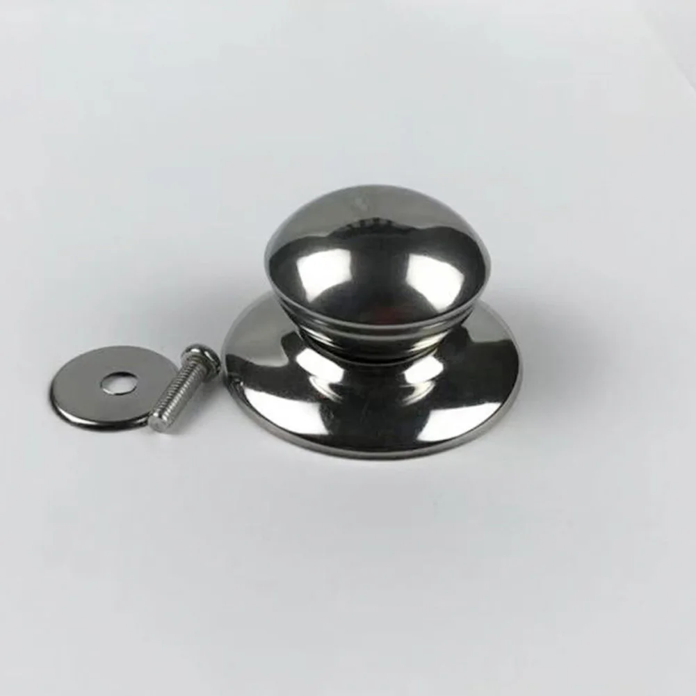 

Pot Parts Pot Lid Handle Lid Cover Knob 4PCS Anti-scald Cookware Knobs Handle Tool Pot/Pan Lid Cover Handle Silver