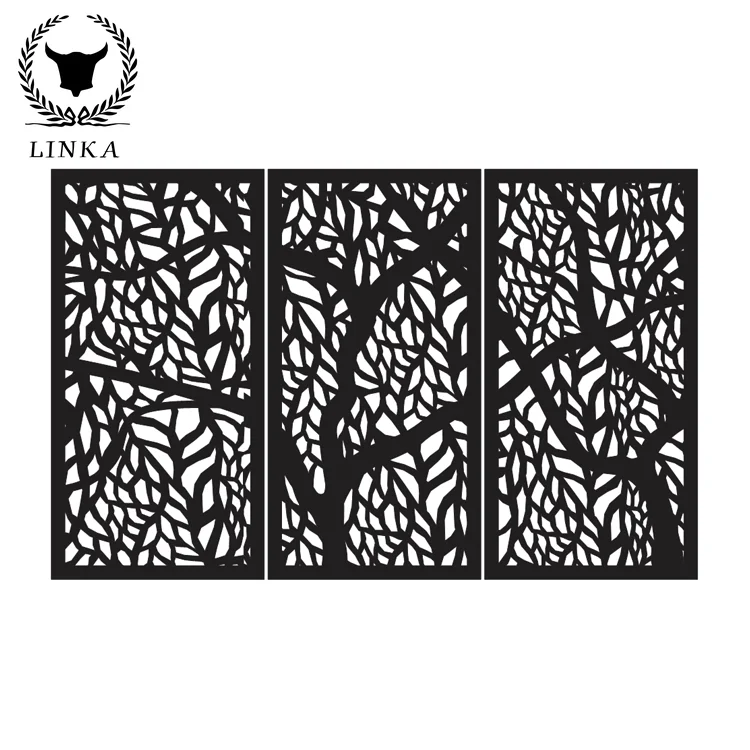 

Custom Pattern Outdoor Decorative Metal Tree Wall Art Home Decor Laser Cut Antique Wall Hanger Metal Tree Wall Art