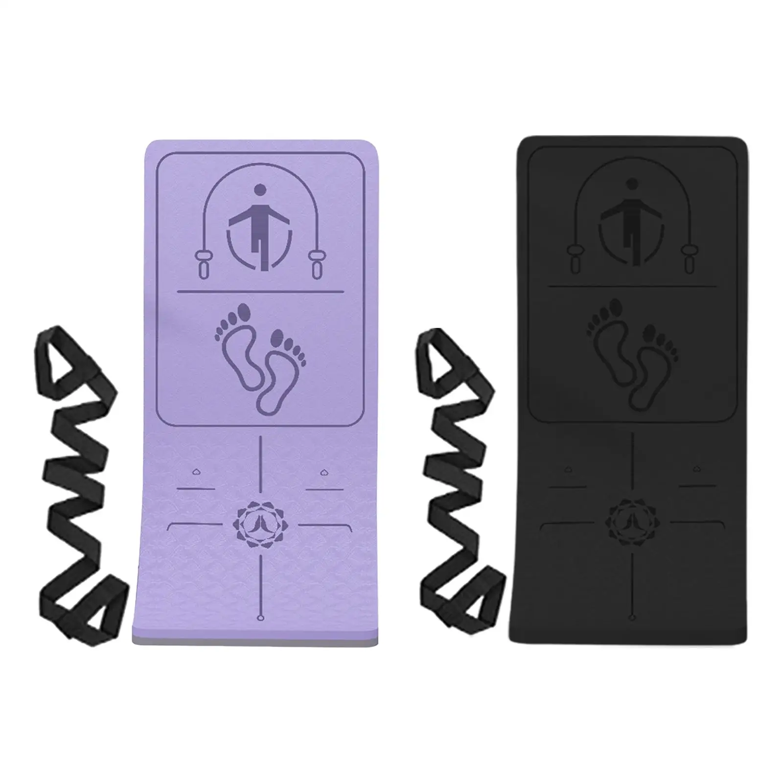 

Skipping rope mat for adults, impact-resistant sound insulation with carrying