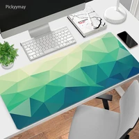 large mouse pad mause triangle geometric art pc mausepad computer table desk mat accessories office rubber carpet mousepad