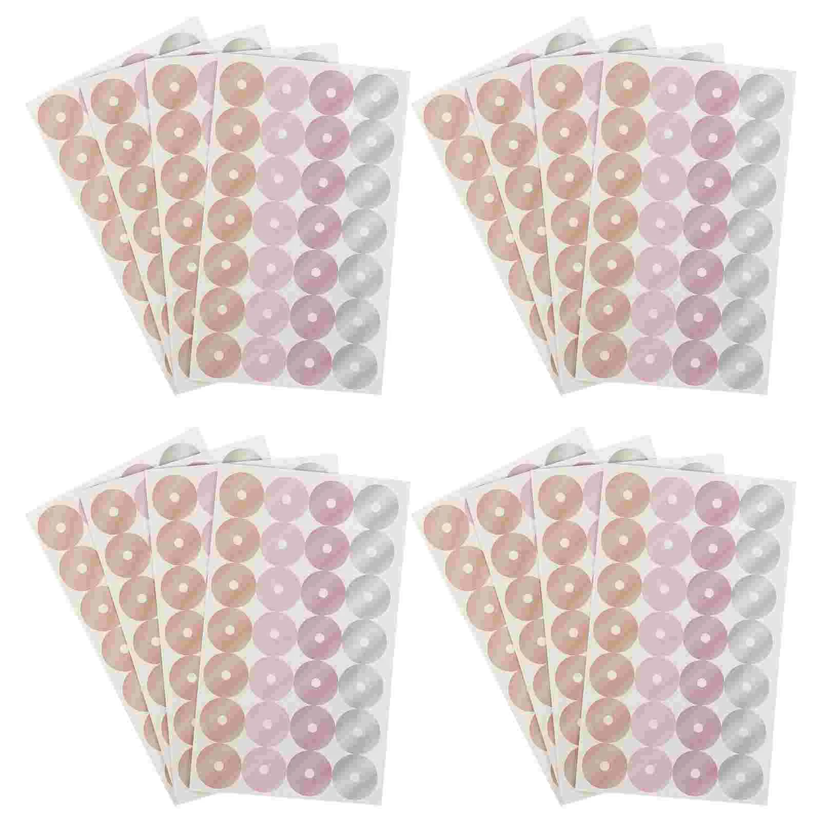 

16 Sheets Tag Loose-leaf Paper Sticker Round Hole Reinforcement Binder Stickers Punch Reinforcements Ring
