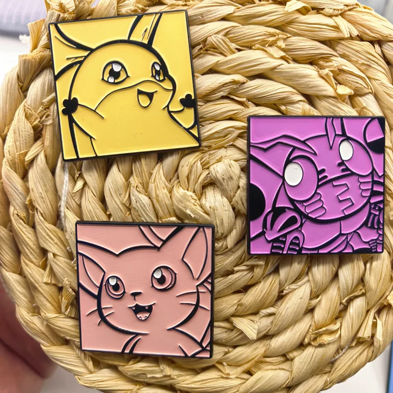 Фото Значки и подвески Digimon Adventure: аниме-значки, броши с цифровыми монстрами для рюкзаков, одежды, лацканов, ACG, косплей, игрушки, декор №4