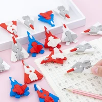 cute rubber kindergarten creative detachable fighter small eraser eraser student stationery