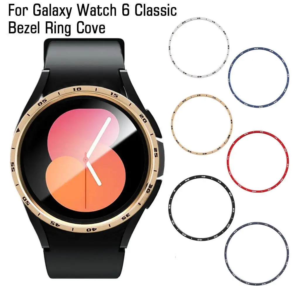 

Кольца-ободки для Samsung Galaxy Watch 6 43 мм 47 мм, Бампер Из Нержавеющей Стали, защитный чехол для смарт-часов, защита от царапин C3V6