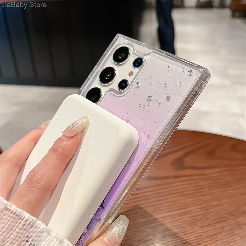 Роскошный Блестящий Магнитный Мягкий Чехол Для Samsung S22 S23 S24 Fe Plus Ultra Совместимый С