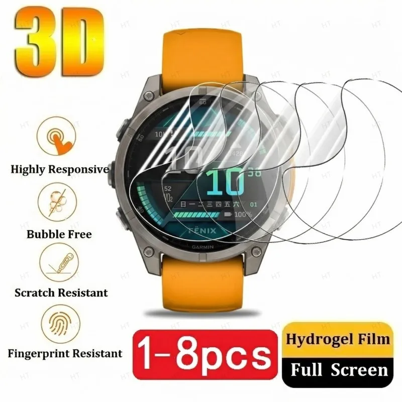 Фото Защитная пленка для экрана Garmin Fenix 8 7X 7 7S 6X 6 6S Pro 5X 5 5S Plus Garmin Forerunner 970 570 965 265 165 955 255 55 45 245 №1