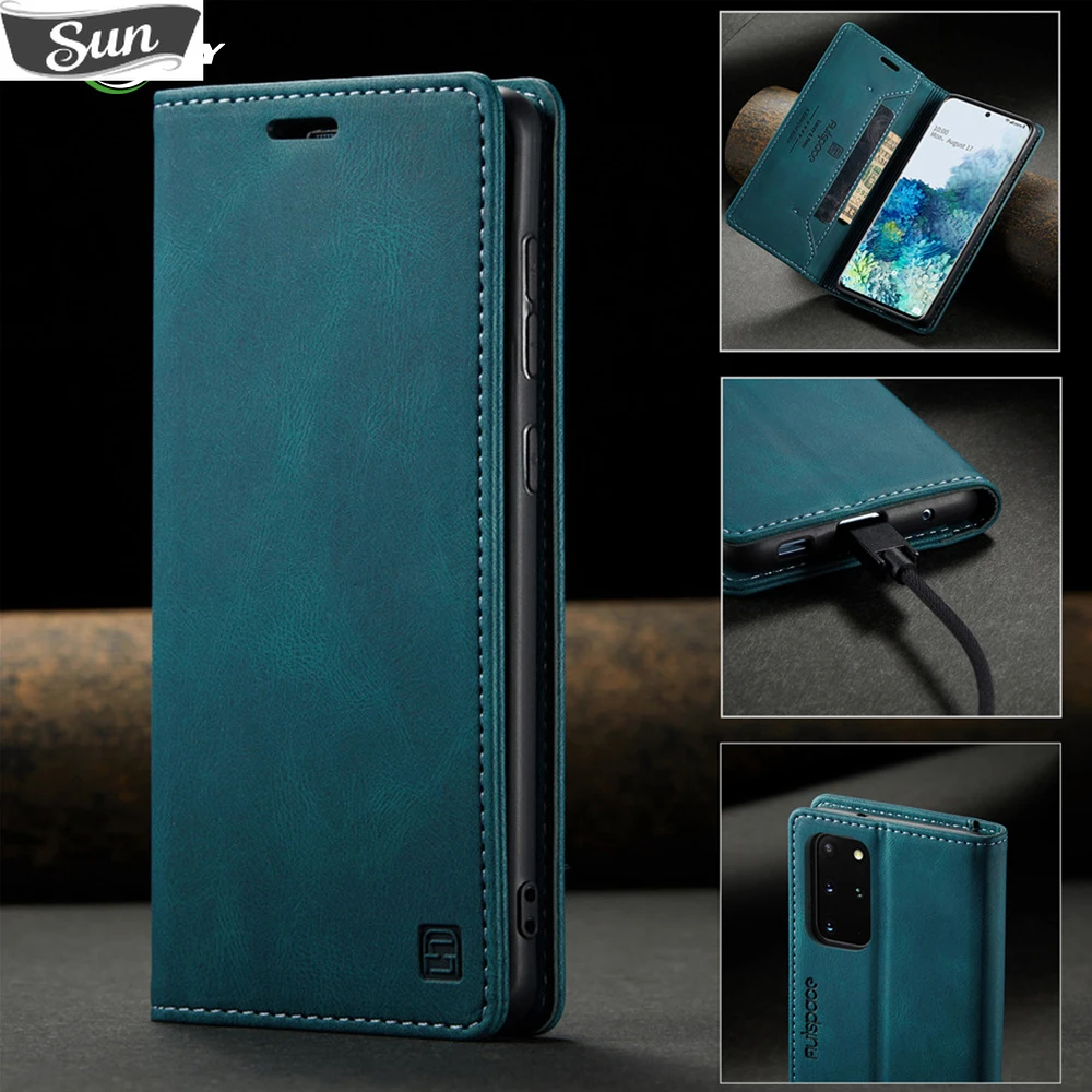 

PU Leather Phone Case For Samsung Galaxy S23 S22 Plus Ultra A54 A14 A73 A53 A33 A23 A13 A12 M53 Wallet Card Slot Magnetic Cover