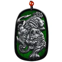 hot selling natural handcarve jade mo yu lucky pixiu necklace pendant fashion jewelry accessories men women luckgifts