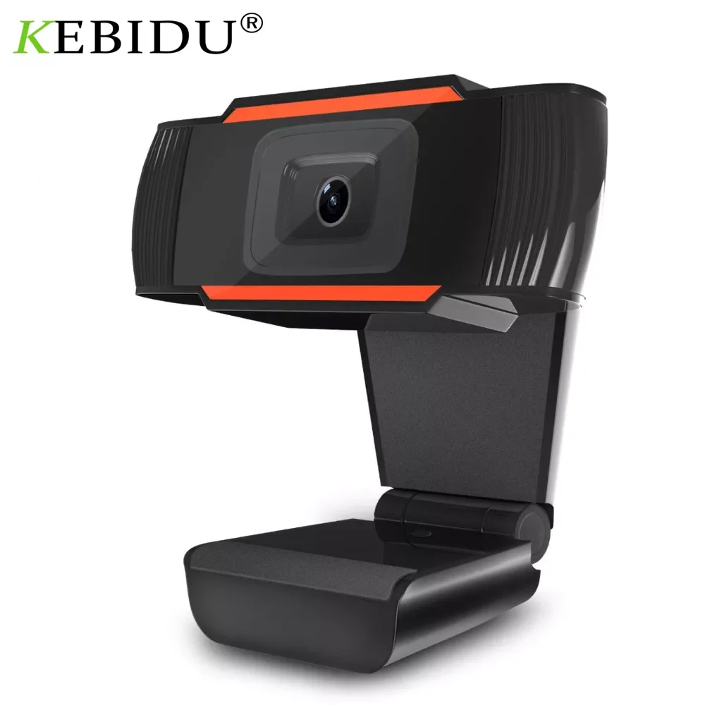 

KEBIDU HD Webcam 720P USB Camera High Definition Web Cam With Mic Clip-on Camera Support For Windows XP Win 2000 Win7 8 10
