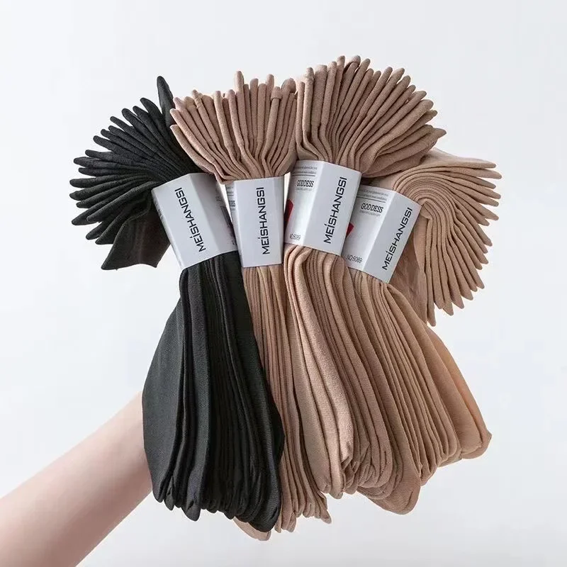 Носки Утолщенные чулки мужские и женские стальные бархатные свободные черные