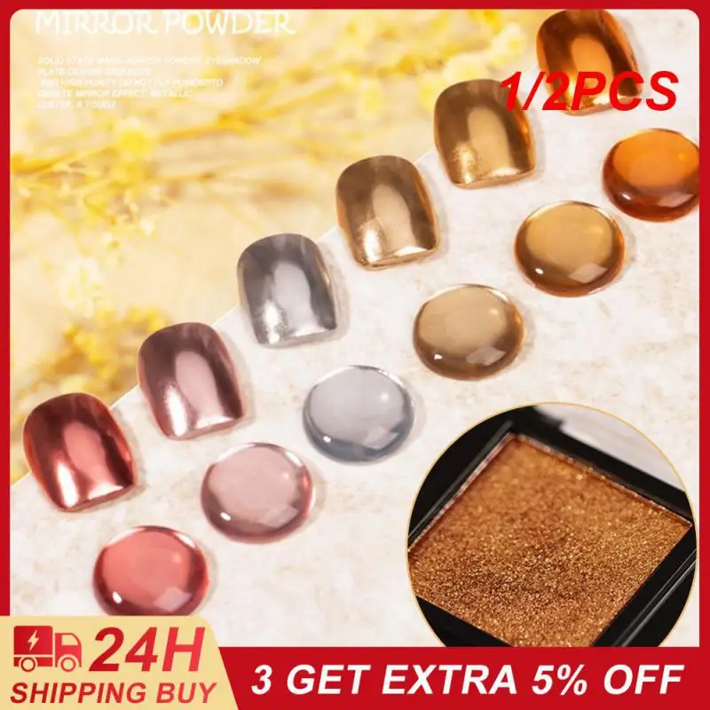 

1/2 шт., зеркальная пудра для ногтей, 16 цветов