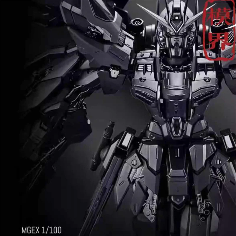 Фото Xunxin Ko Mgex 1/100 Strike Freedom Midnight Black Фигурка Pianxin Mgex Модель Комплект Сборка Детские Игрушки Подарки На День Рождения №3