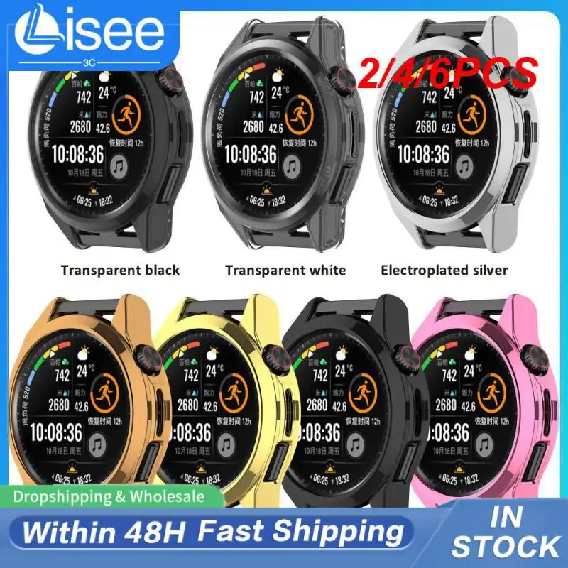 

2/4/6PCS Lightweight Protective Film Easy To Install Portable Watch Complete Protective Cover Tpu Transparent Soft Adhesive
