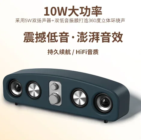 Bluetooth-колонки Wireles портативная звуковая панель звуковой бластер в стиле ретро