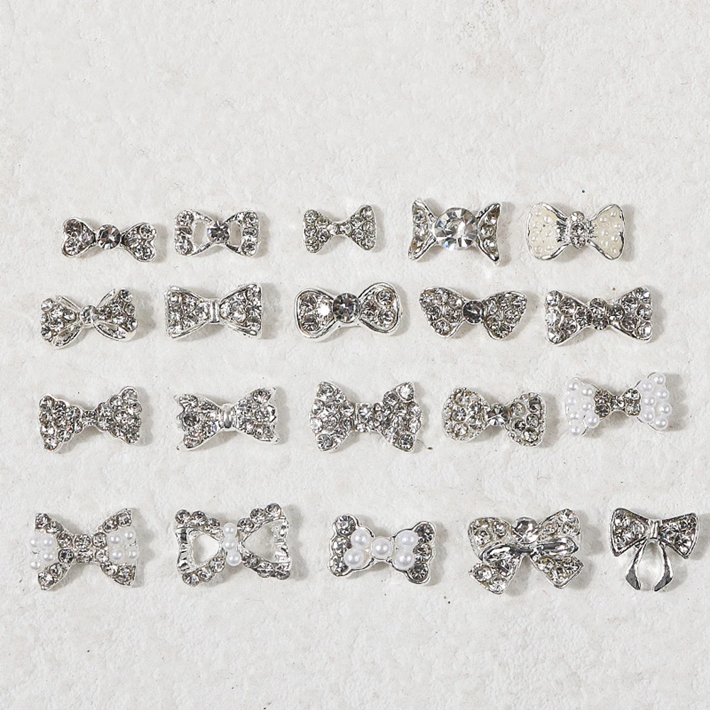 10 шт. японские серебряные галстуки-бабочки