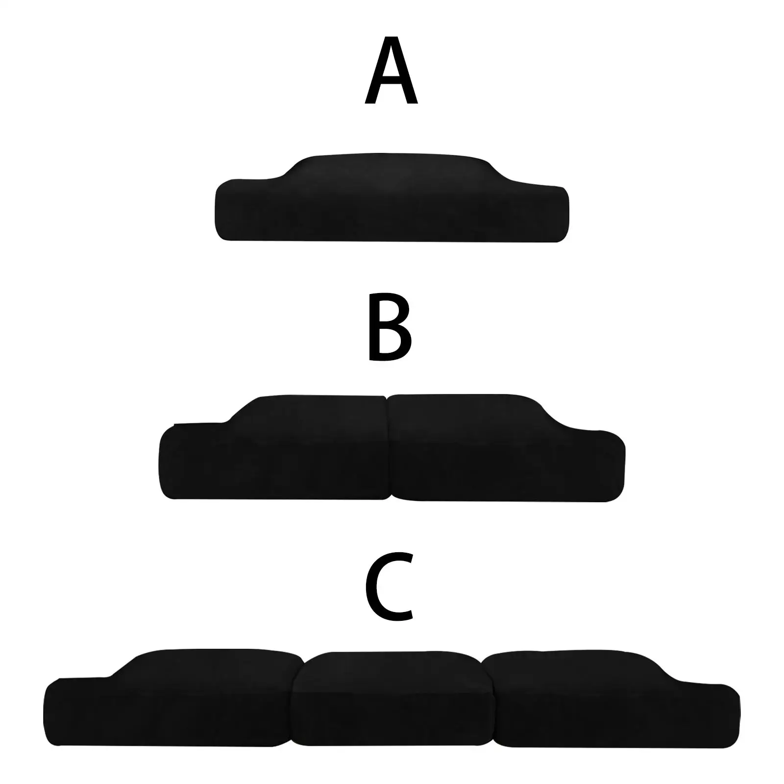 

Stretchy T Cushion Sofa Slipcovers with Elastic Bands Removable Sofa Cushions Cover Outdoor Couch Cushion Covers for Living Room