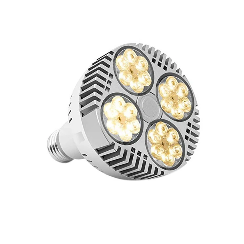 Bulb 35w Led Plant Grow Light Full Spectrum Warm White Light For Indoor Garden Greenhouse