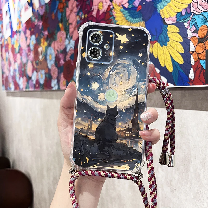 Прозрачный чехол для телефона Motorola Moto G54 G34 G42 G14 G32 G24 G53 G13 G9 G8 G41 G52 G82 G31